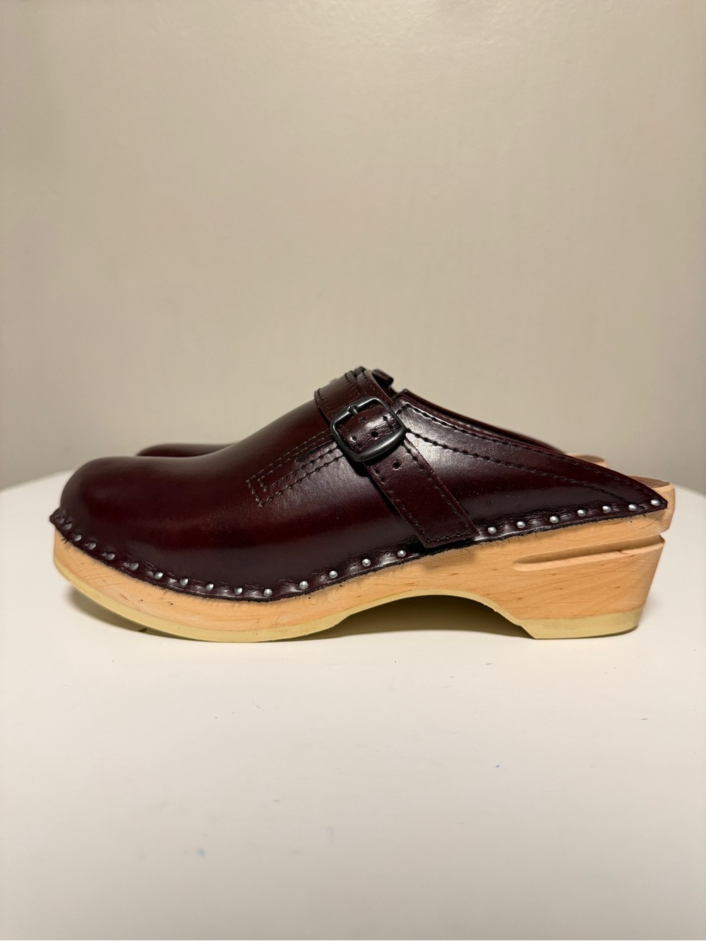 Swedish Clogs Troentorp Raphael Brown Pull Up Shoe Women’s EU 39 US 9-9.5